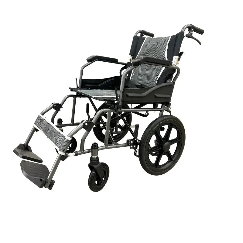 Silla De Ruedas De Transporte En Aluminio Konfort Plus