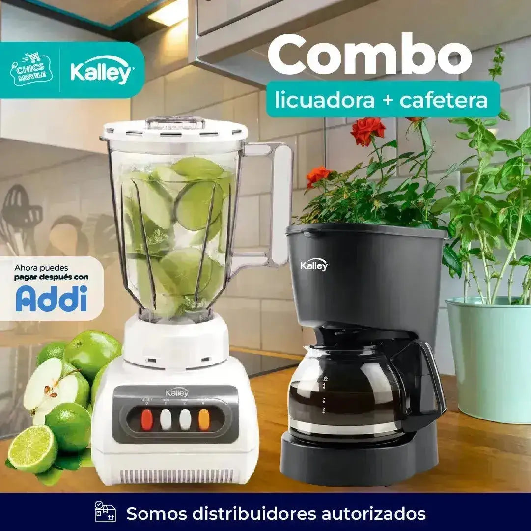 Combo KALLEY Licuadora + Cafetera ☕️🥪🍚 - Chics Movile