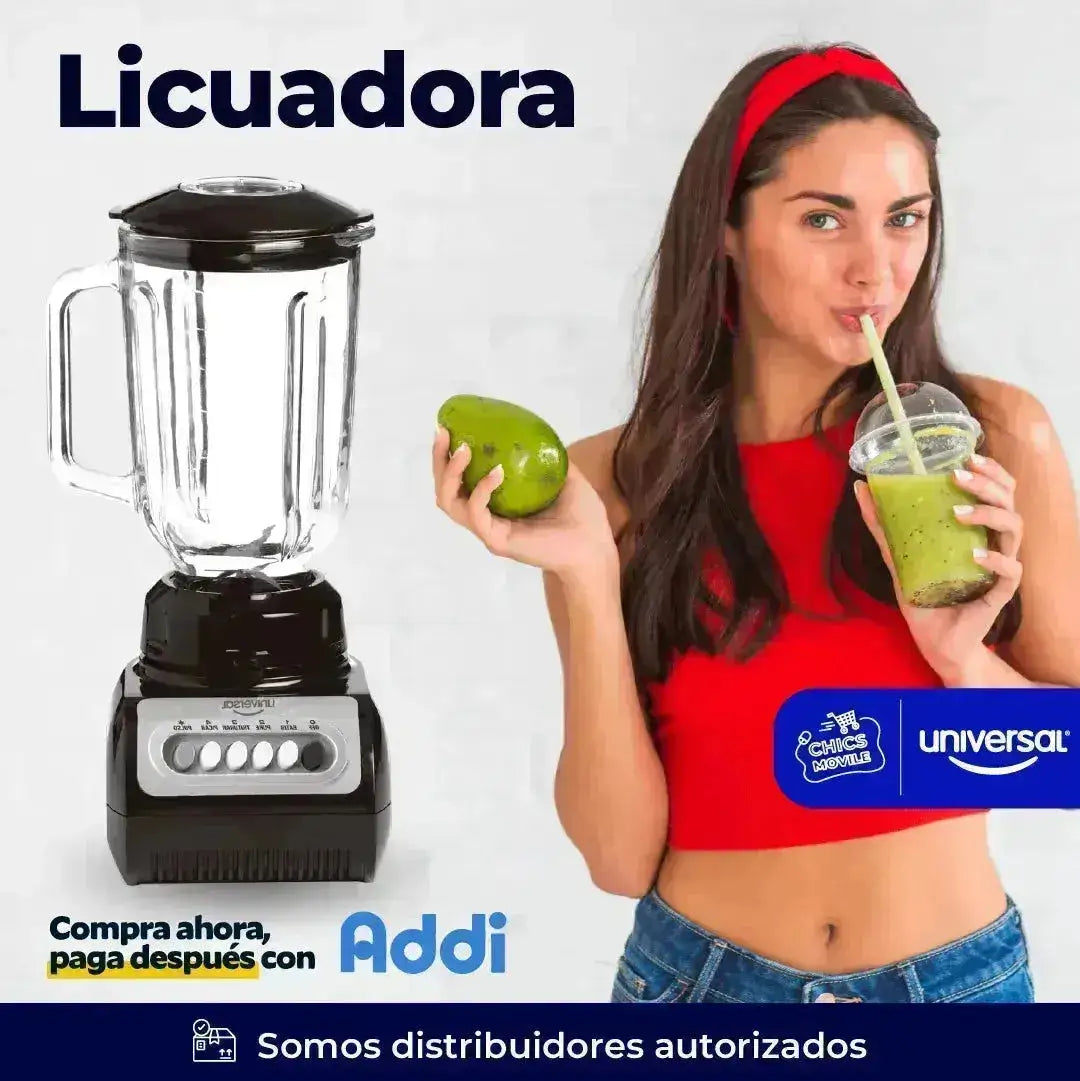 Licuadora Corona Negra Vaso de Vidrio💫🍹 - Chics Movile