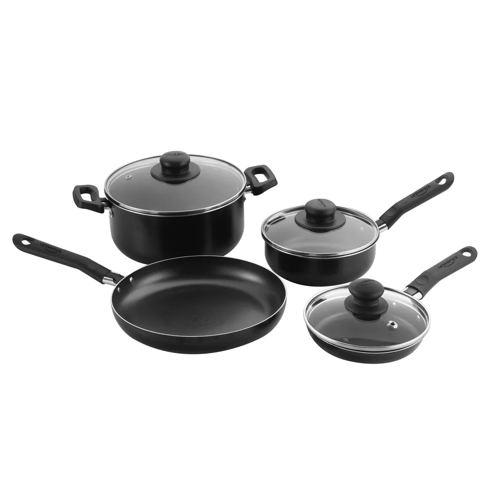 Combo: Batería Antiadherente 7 Piezas + Olla a Presión 13L UNIVERSAL