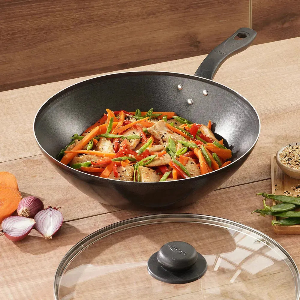 Combo: Olla a presión de 6 + Wok antiadherente UNIVERSAL