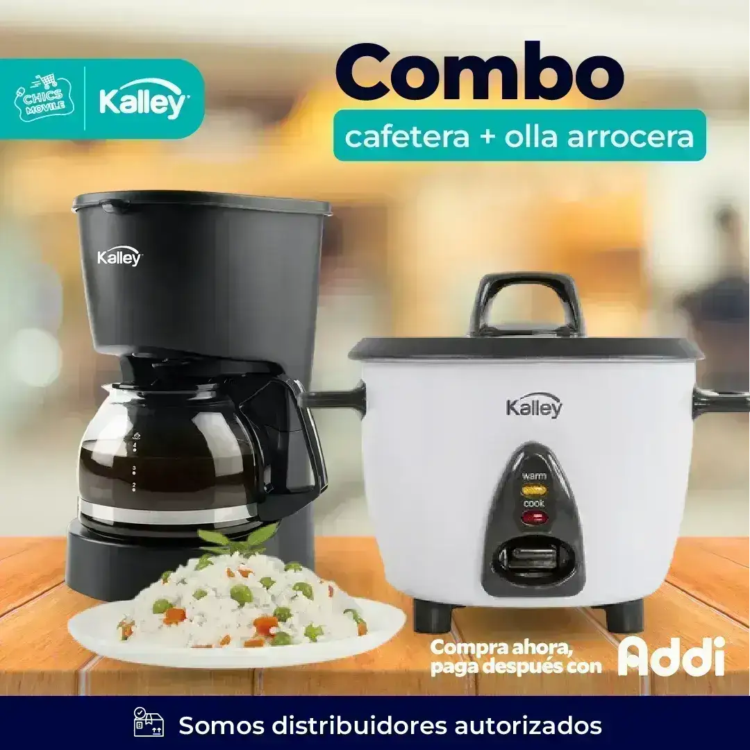 Combo KALLEY Olla Arrocera + Cafetera ☕🍲 - Chics Movile
