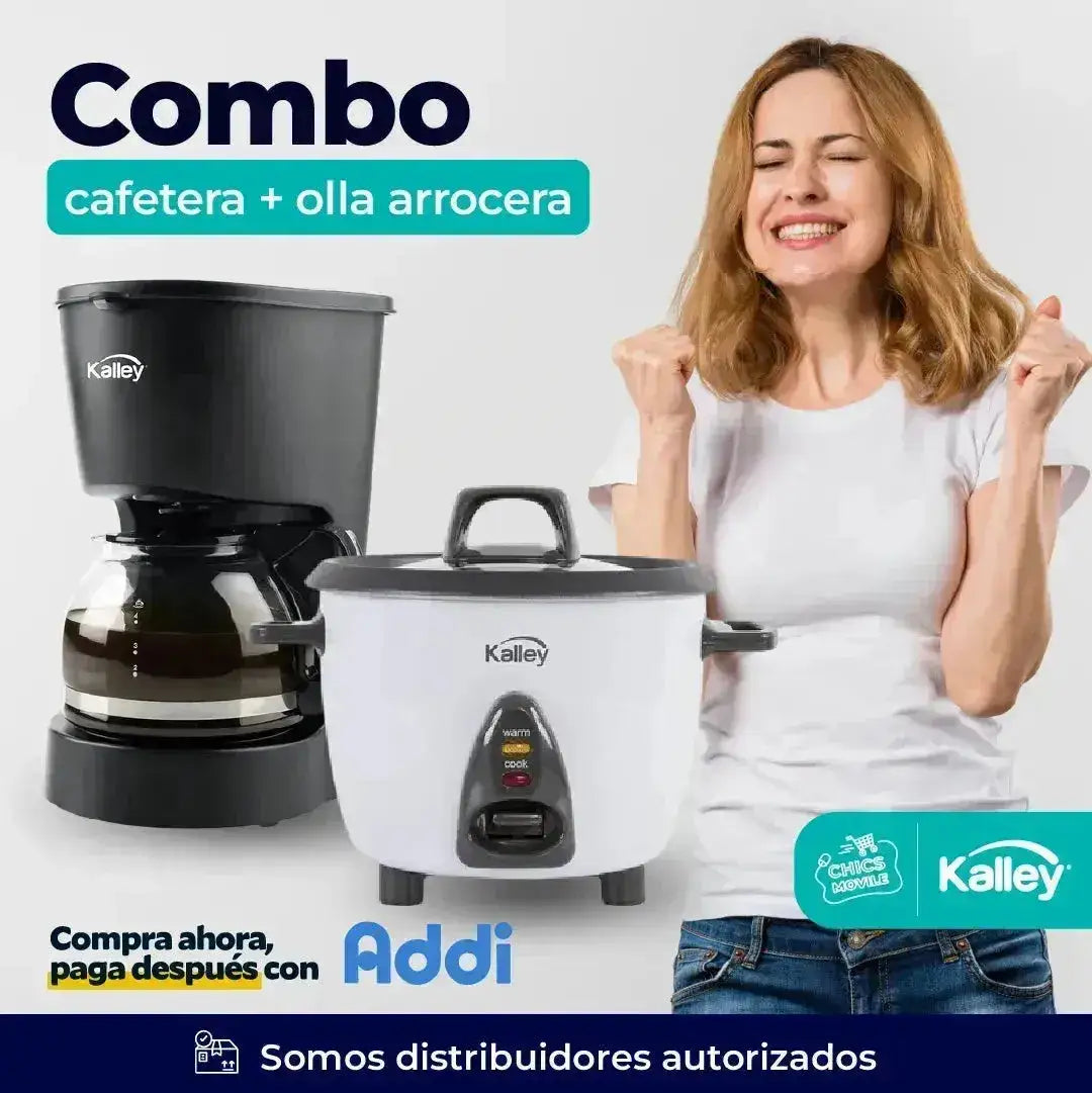 Combo KALLEY Olla Arrocera + Cafetera ☕🍲 - Chics Movile