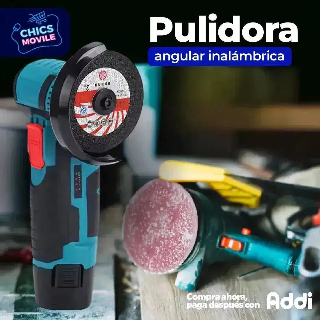 Maquina Cortadora Pulidora Inalambrica Portatil 👷🏻♂️🧱 - Chics Movile
