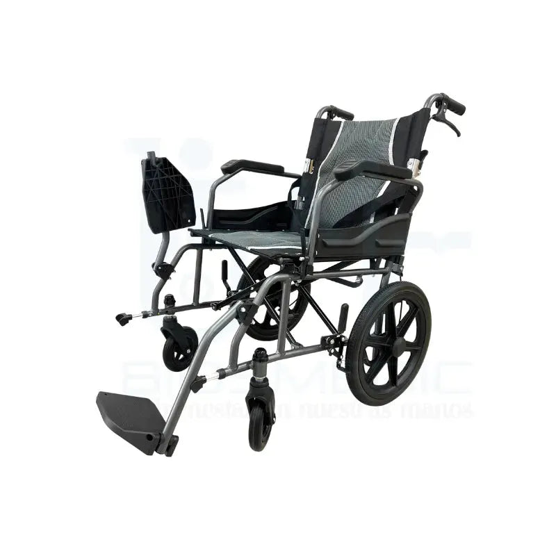 Silla De Ruedas De Transporte En Aluminio Konfort Plus