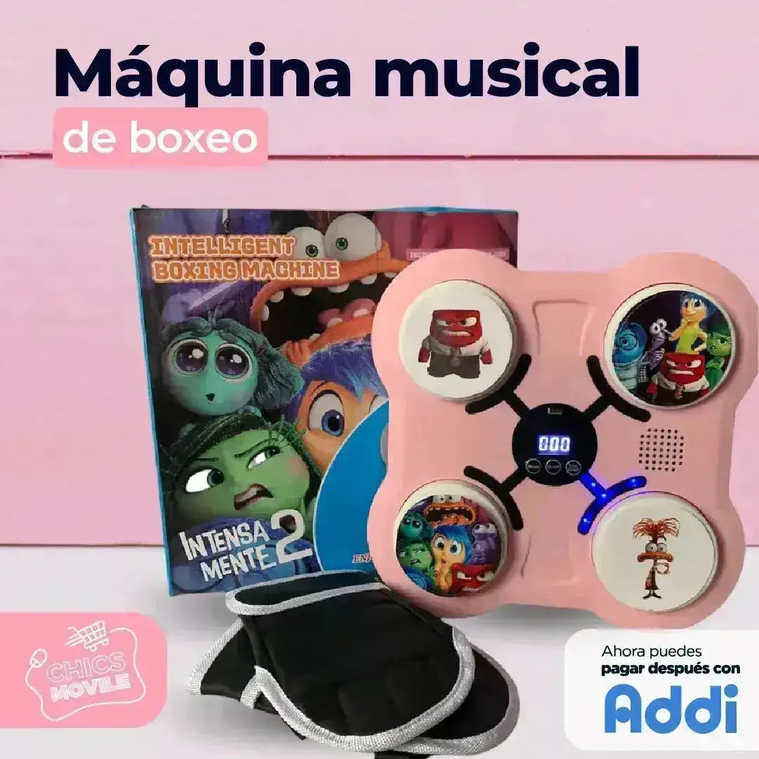 Máquina Musical de Boxeo Intensamente 🧤 🎵 - Chics Movile