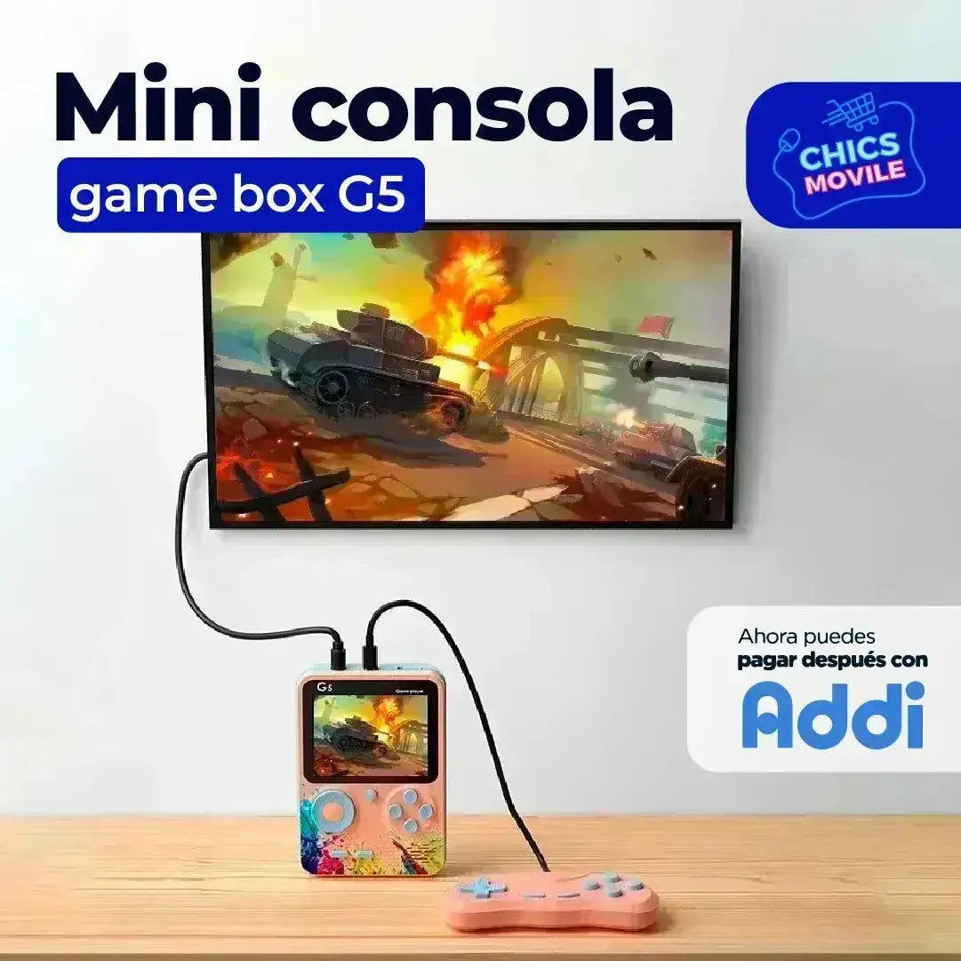 Mini Consola Game Box G5 📺 - Chics Movile