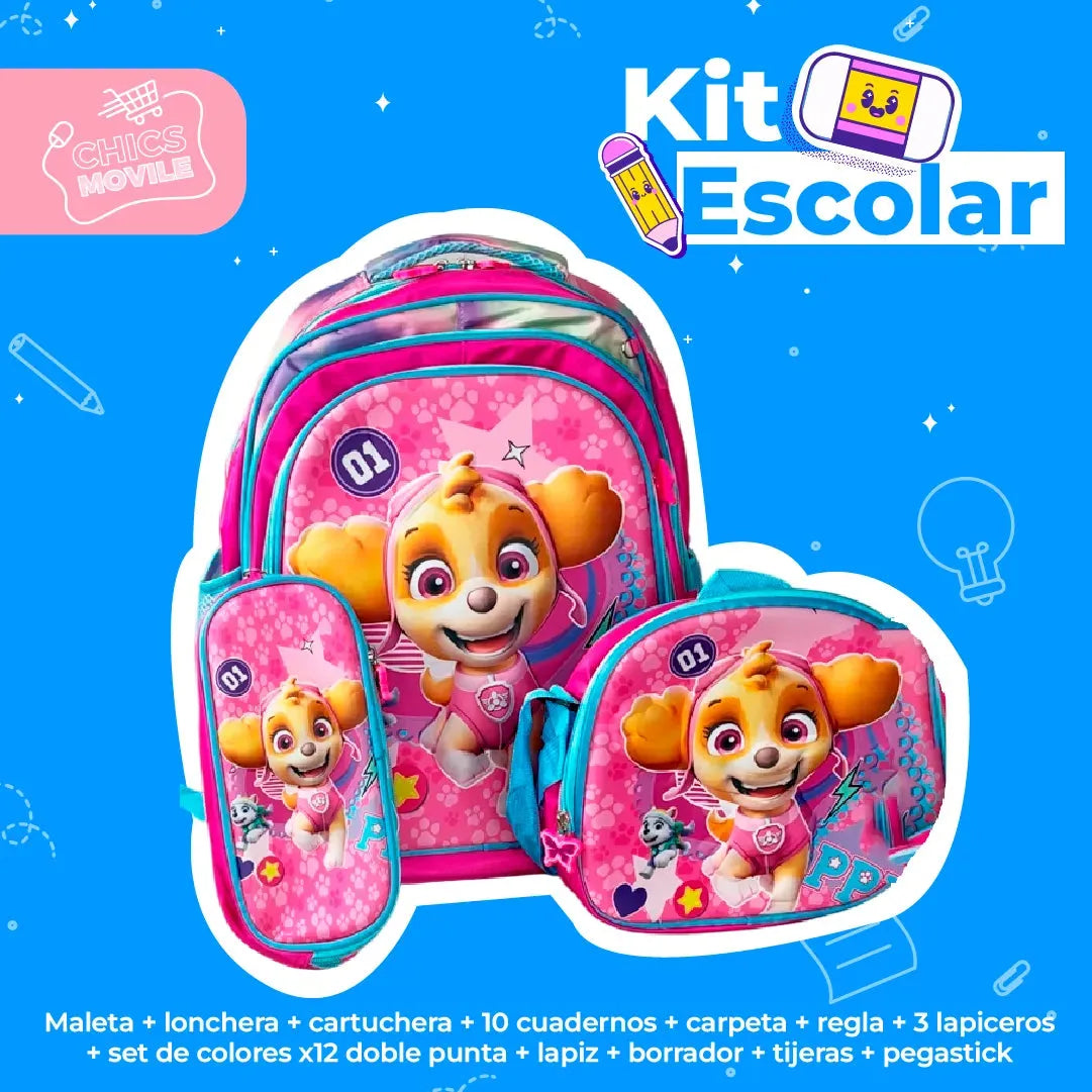 Combo Kit Escolar . Regreso a clases🎒✍️🖋️📔 - Chics Movile