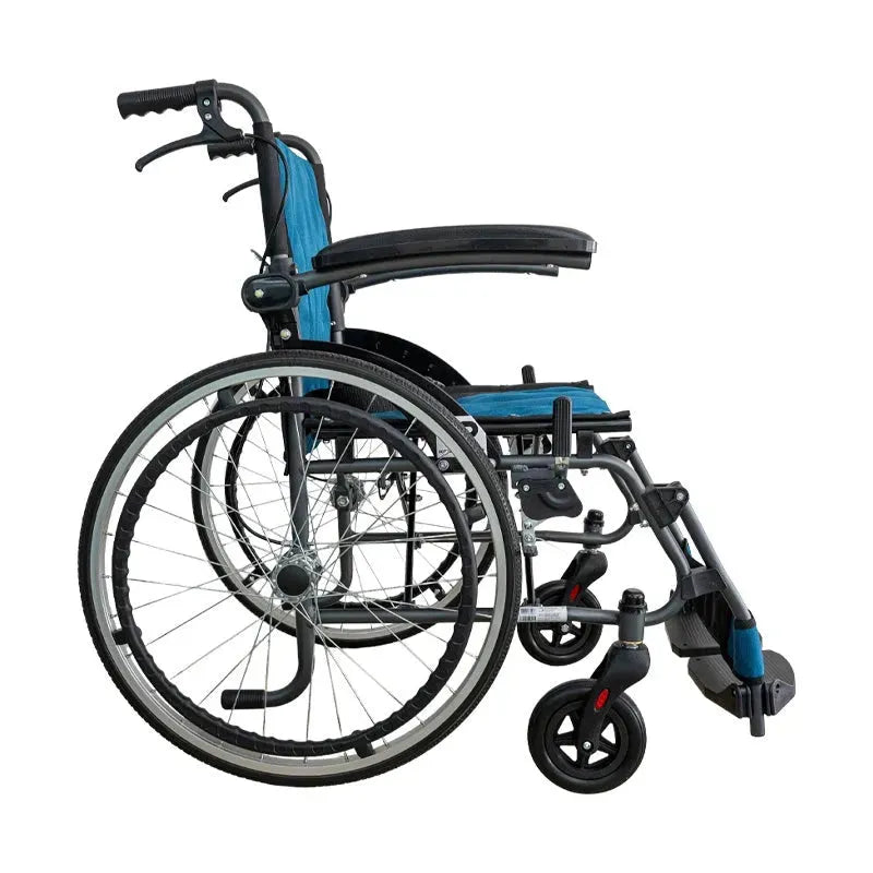 Silla De Ruedas Estándar Y De Transporte En Aluminio Konfort Plus