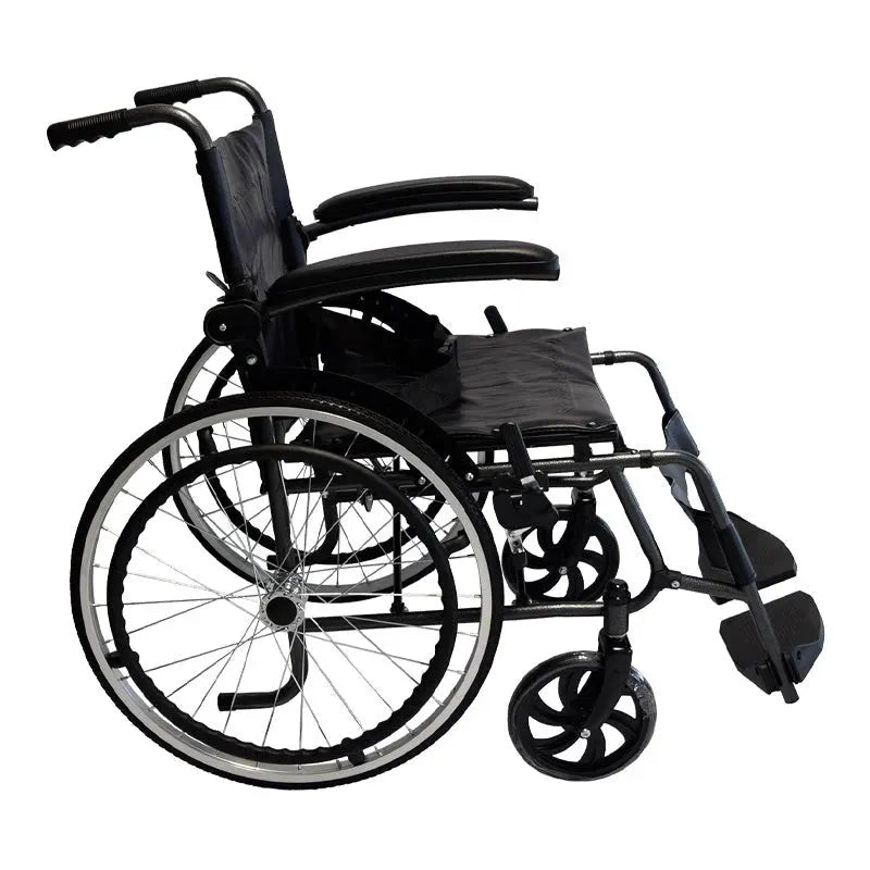 Silla De Ruedas Estándar En Acero Con Apoyabrazos Abatibles Konfort Plus