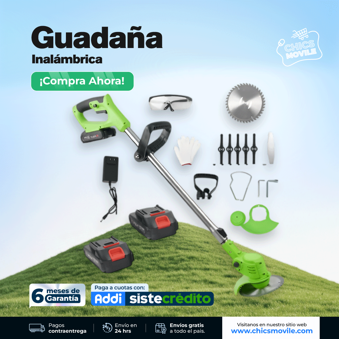 Guadaña Recargable más accesorios