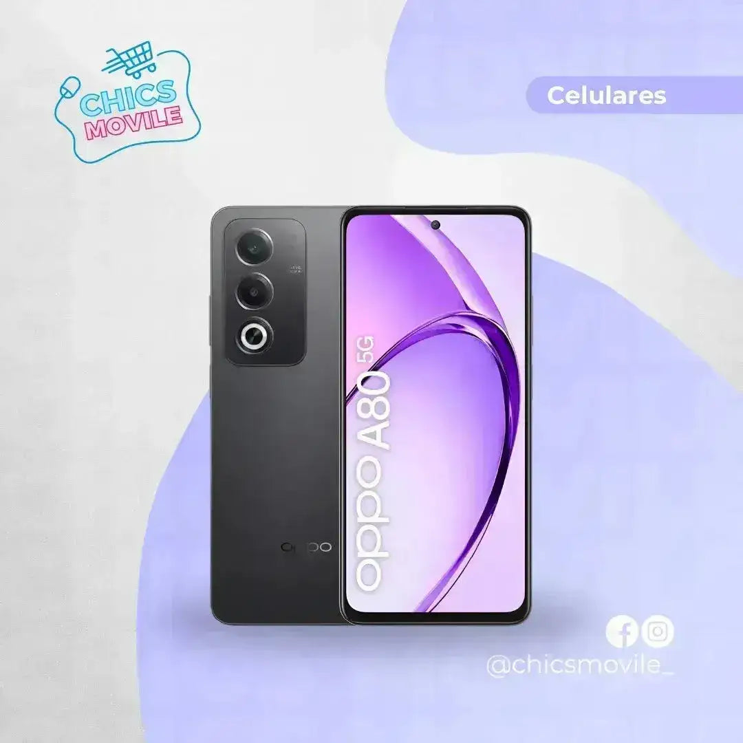 Celular OPPO A80 256GB 5G - Chics Movile
