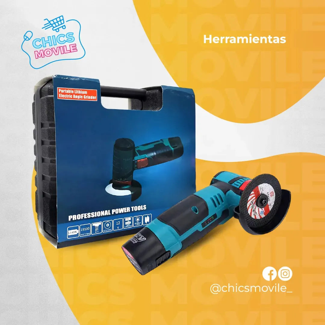 Maquina Cortadora Pulidora Inalambrica Portatil 👷🏻♂️🧱 - Chics Movile