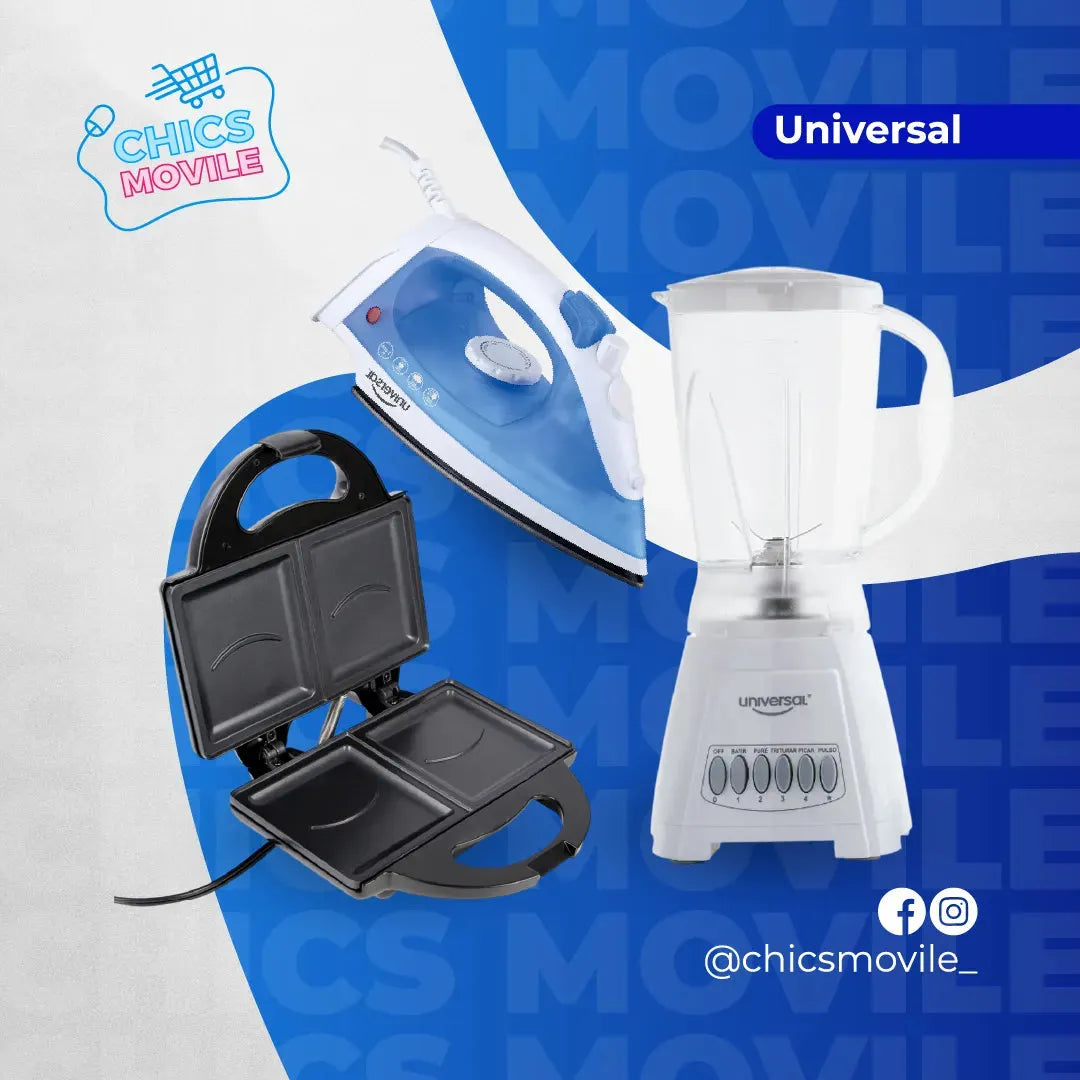 Combo UNIVERSAL Licuadora + Sanduchera + Plancha ✅🏚️ - Chics Movile