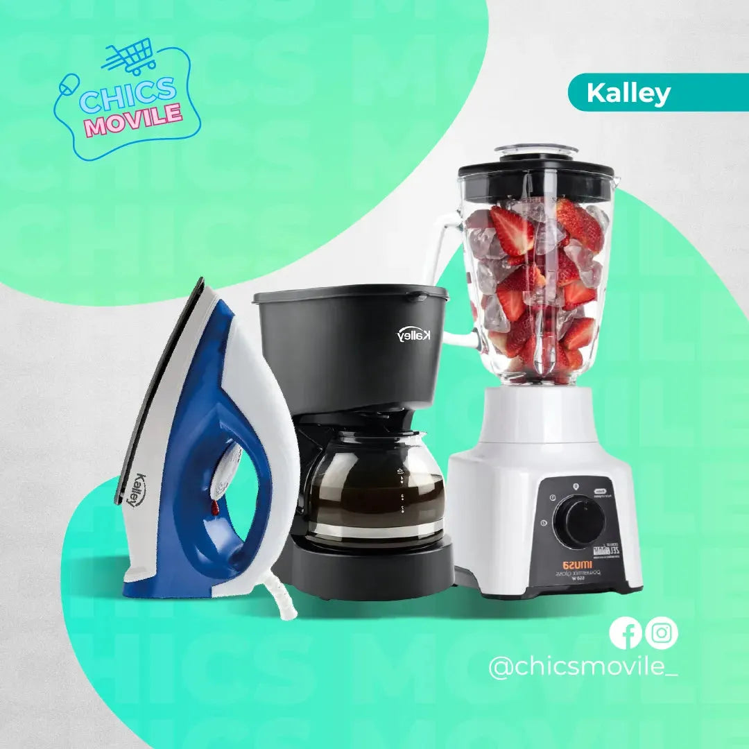 Combo Licuadora Imusa + Cafetera + Plancha Kalley ☕🥛🍓 - Chics Movile