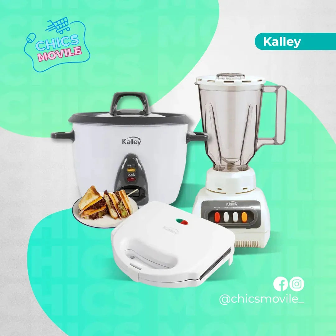 Combo KALLEY Olla Arrocera + Licuadora + Sanduchera ☕️🥪🍚 - Chics Movile