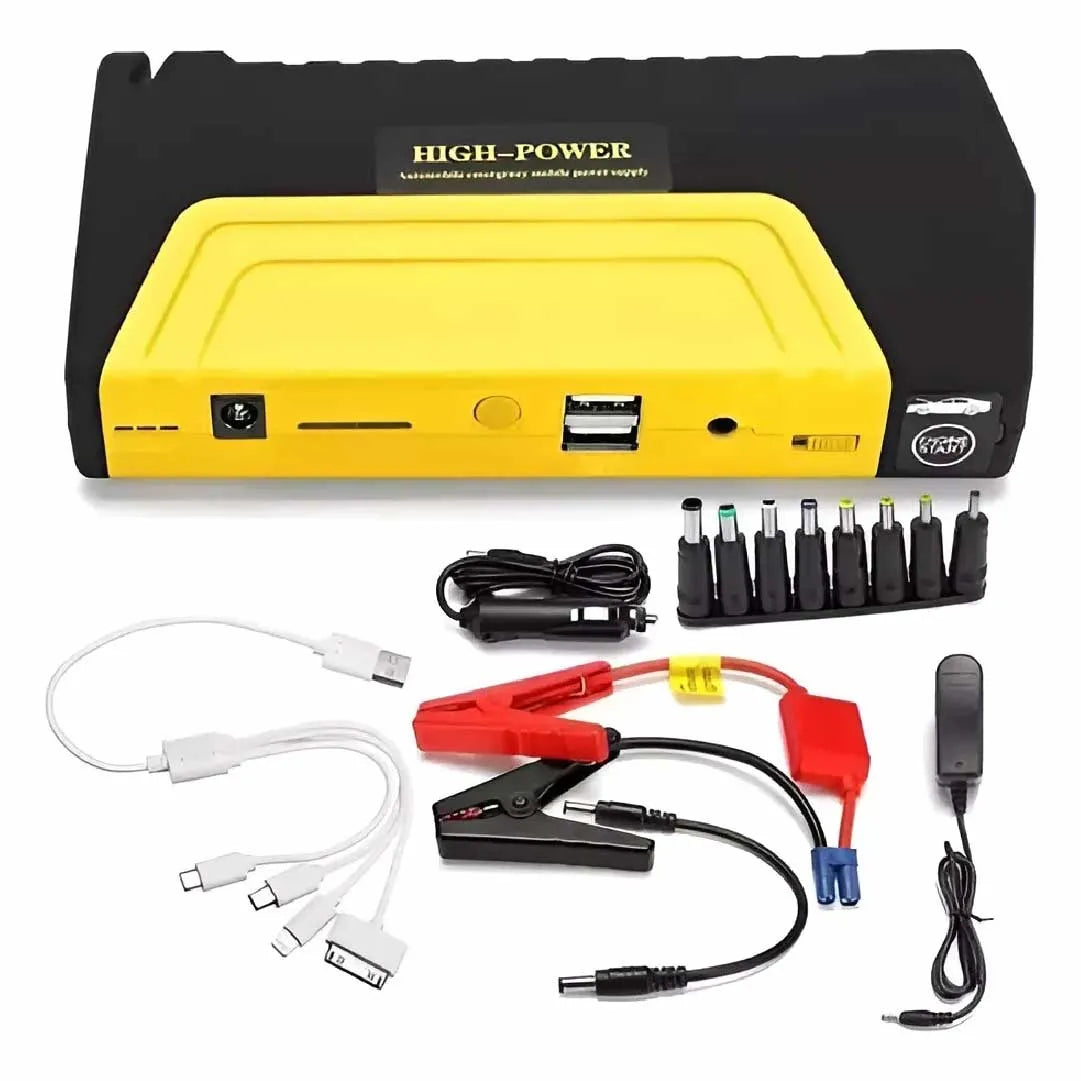 Iniciador Batería De Carro/Moto. Mini Compresor Infla Llantas 🔋🚘🏍️ - Chics Movile