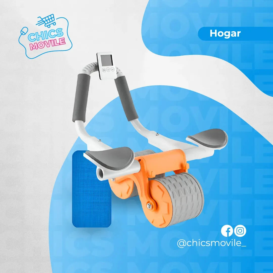 Rueda Abdominal Rodillo Ejercitador Abdomen Casa Contador 🏋️ - Chics Movile