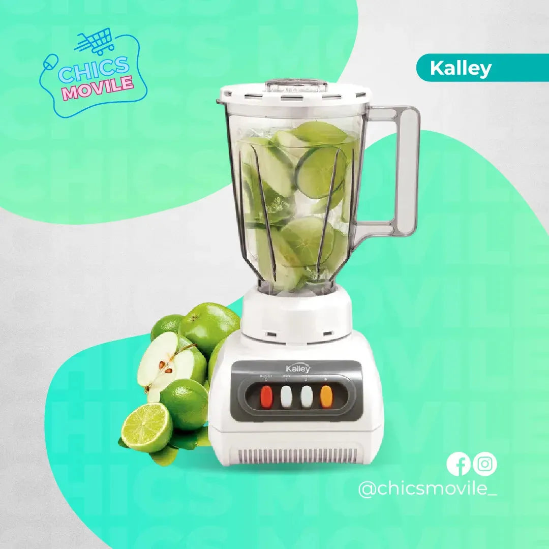 Licuadora KALLEY K-lpp40s Color Blanco 110V 🍍🍹🍸 - Chics Movile