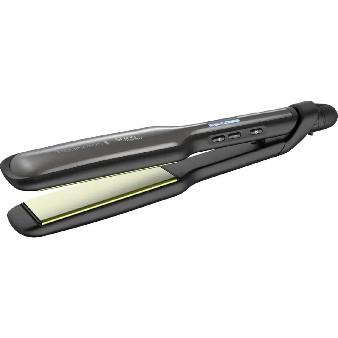 Plancha Alisadora Remington Shine Therapy S9980 - Tecnología de Aguacate y Macadamia