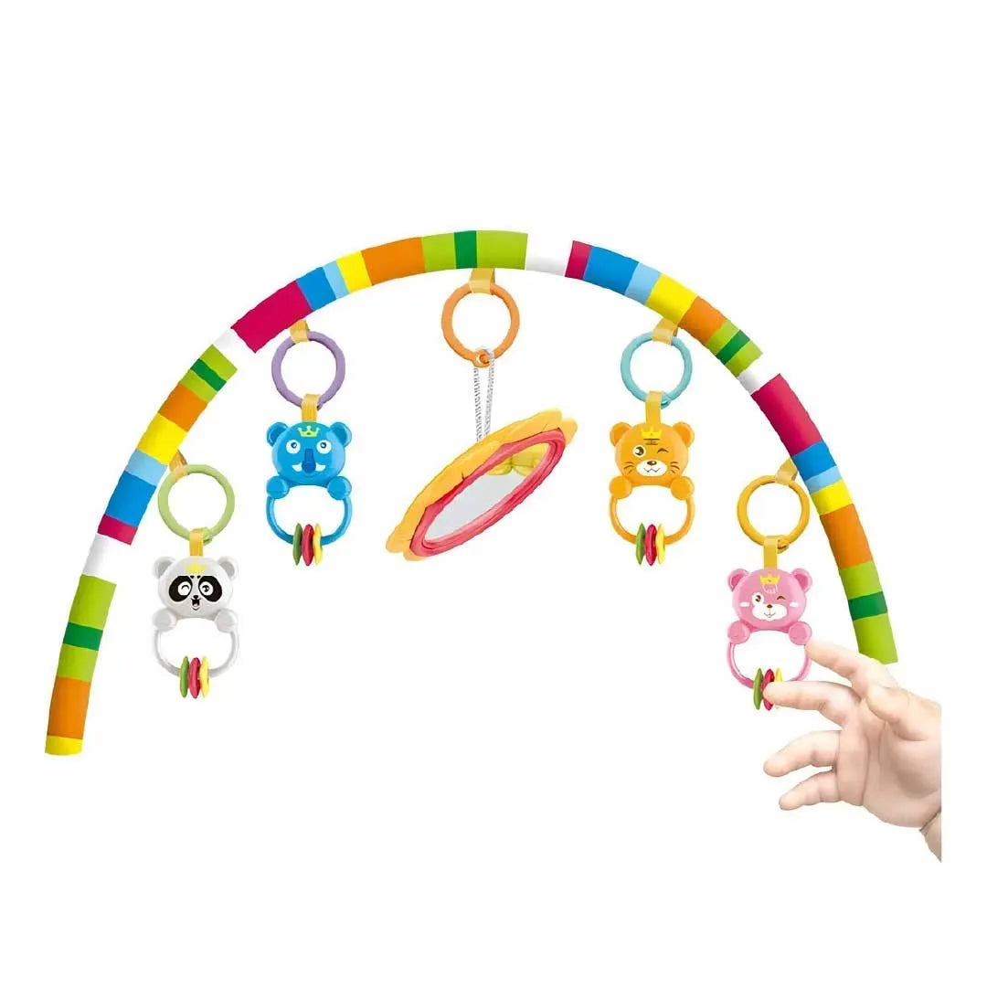Gimnasio Para Bebé Con Piano Musical + Juego Tapete Didáctico - Chics Movile