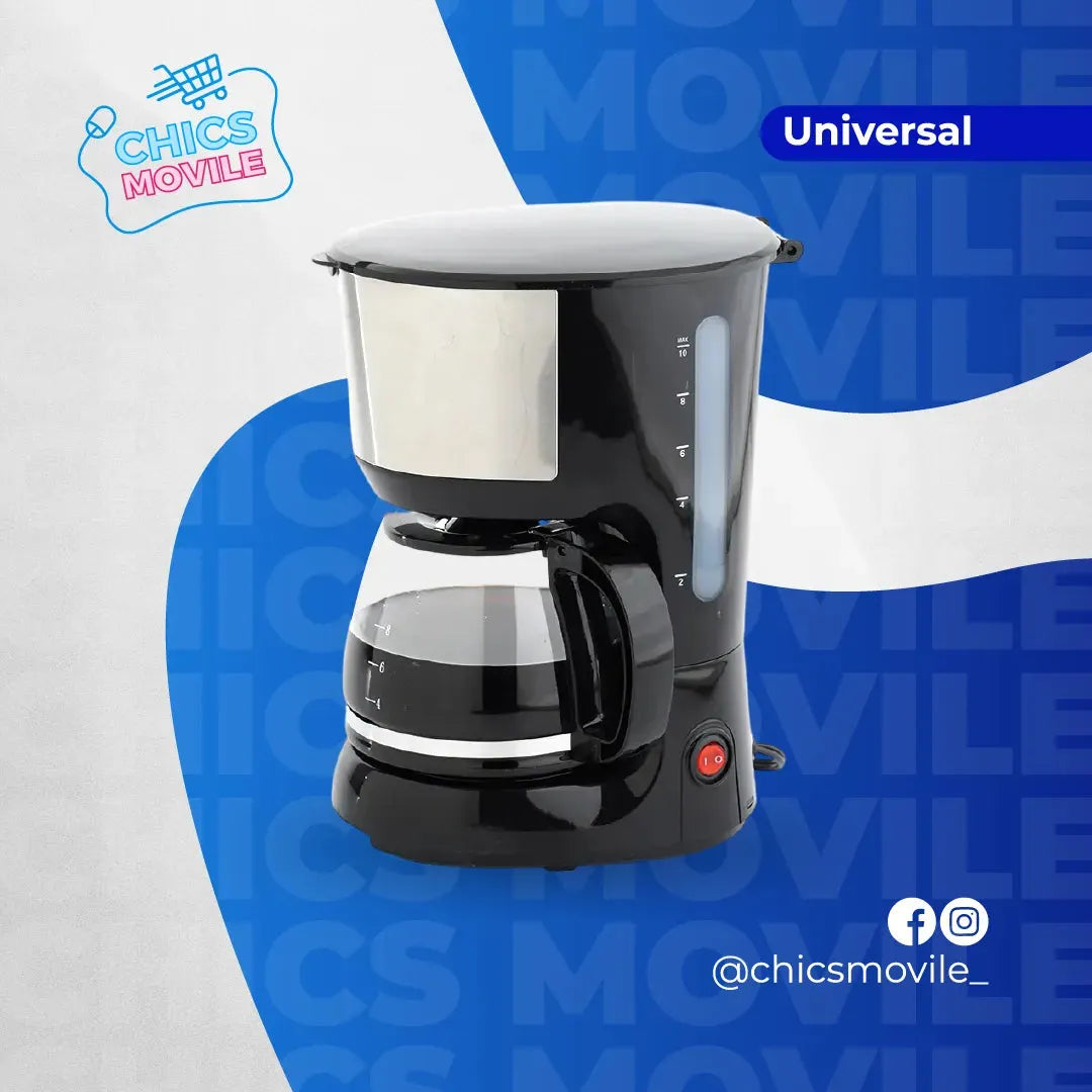 Cafetera UNIVERSAL 10 tazas L66750 Negro ☕ - Chics Movile