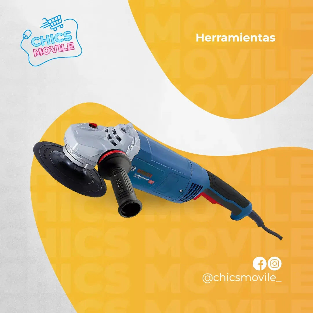 Pulidora Angular De Mano 6 Velocidades 4 1/2 De 2200w Bosch - Chics Movile