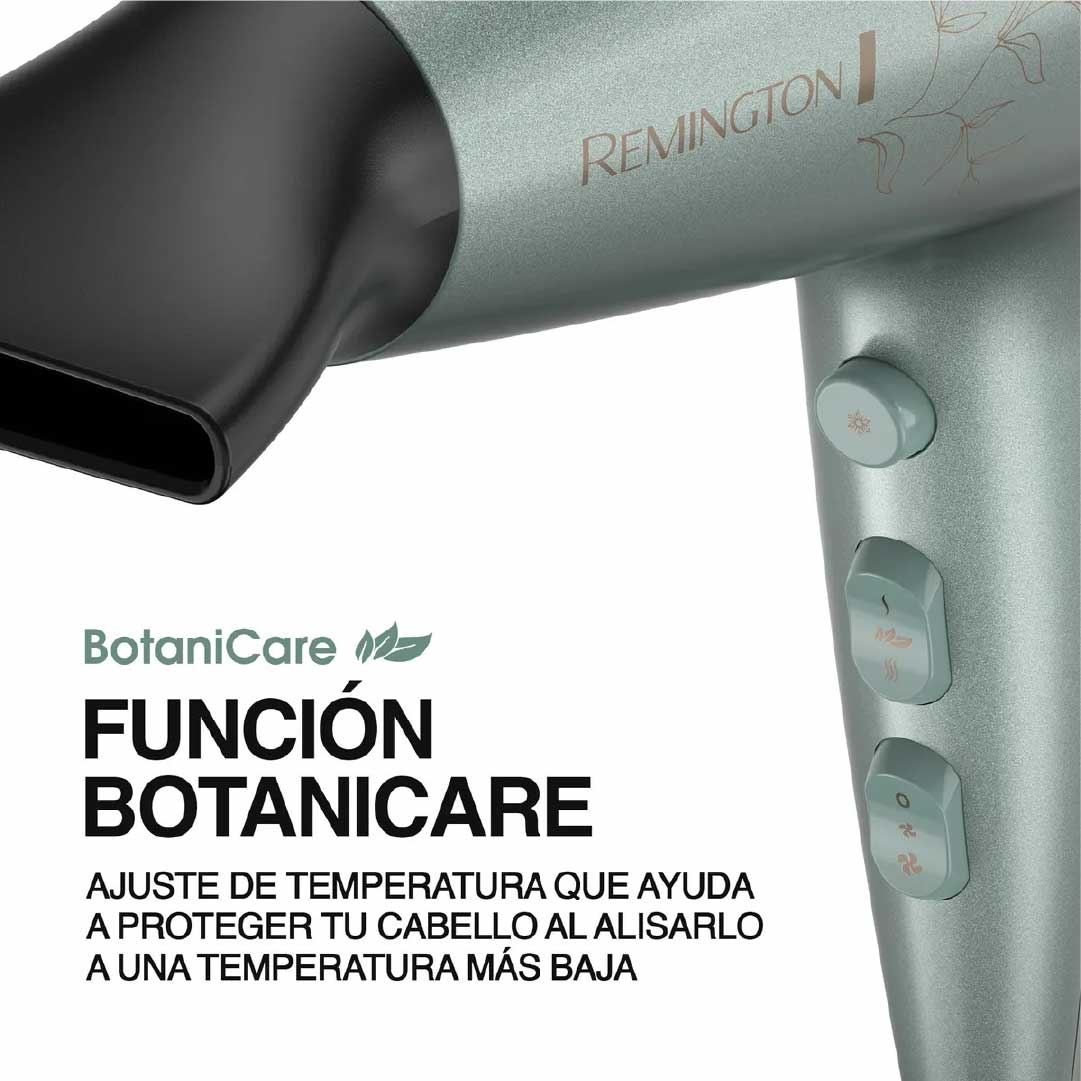 Secador Remington Botanicals D27A-100F - Tecnología Cerámica