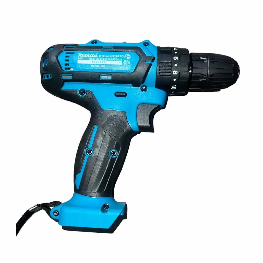 Taladro Inalámbrico Makita Doble Bateria 24v Con 25 Accesorios 👷 - Chics Movile