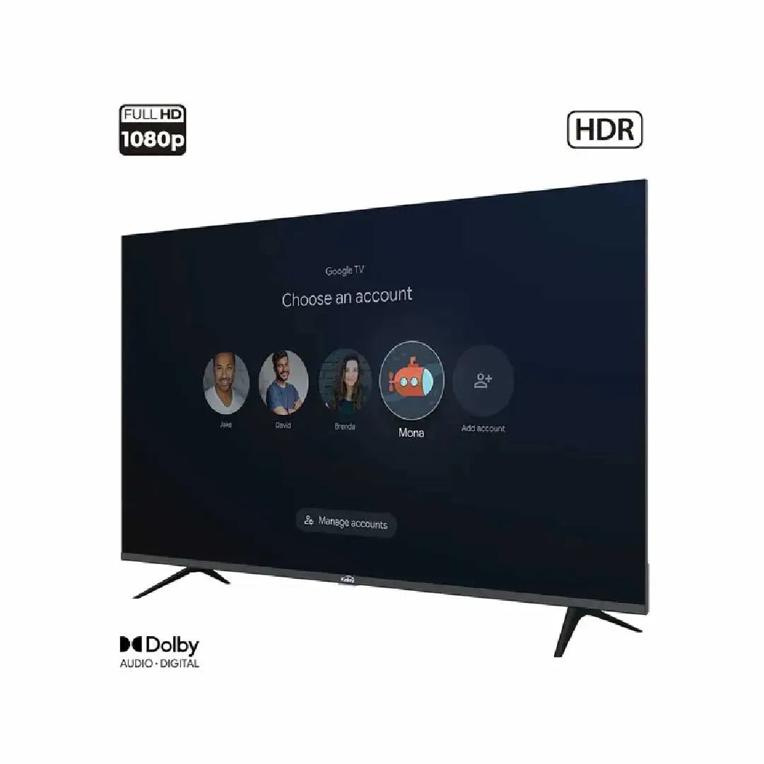Smart TV Kalley 40" - Full HD con Google TV