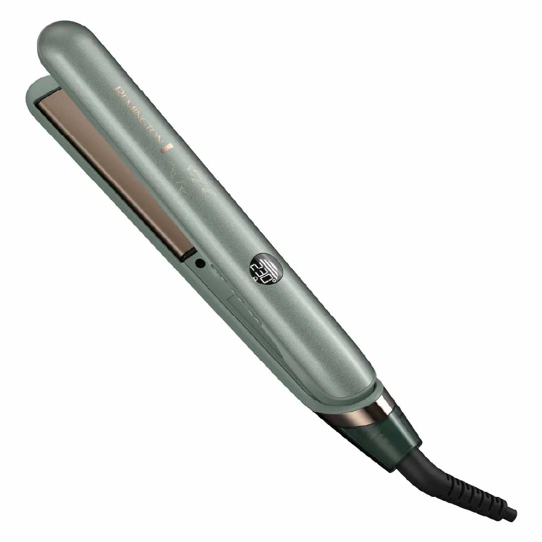Plancha de Cabello Remington S32A-110F - Cerámica Botánica + Iones