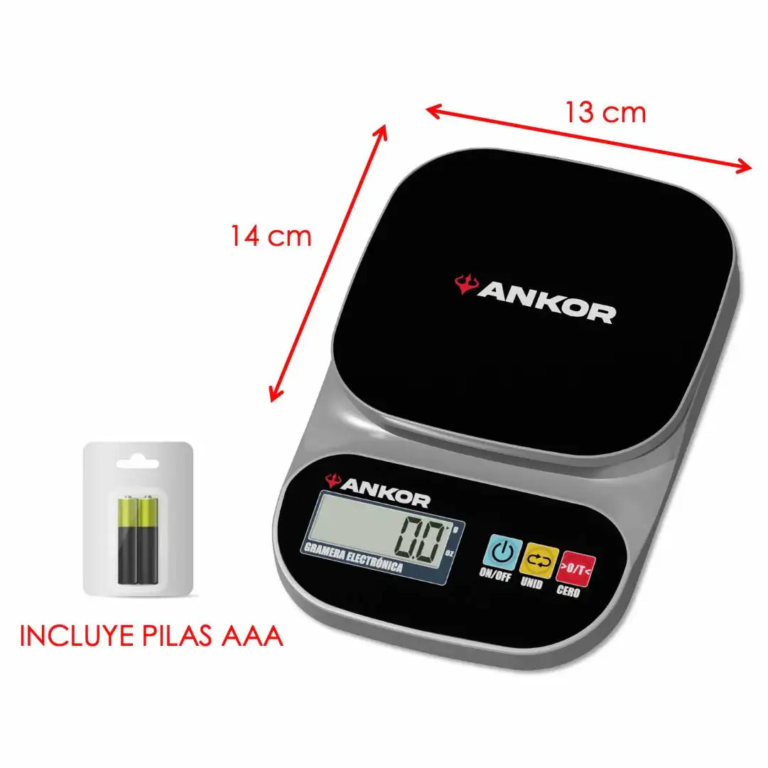 Balanza Digital - Gramera ANKOR 10 kg