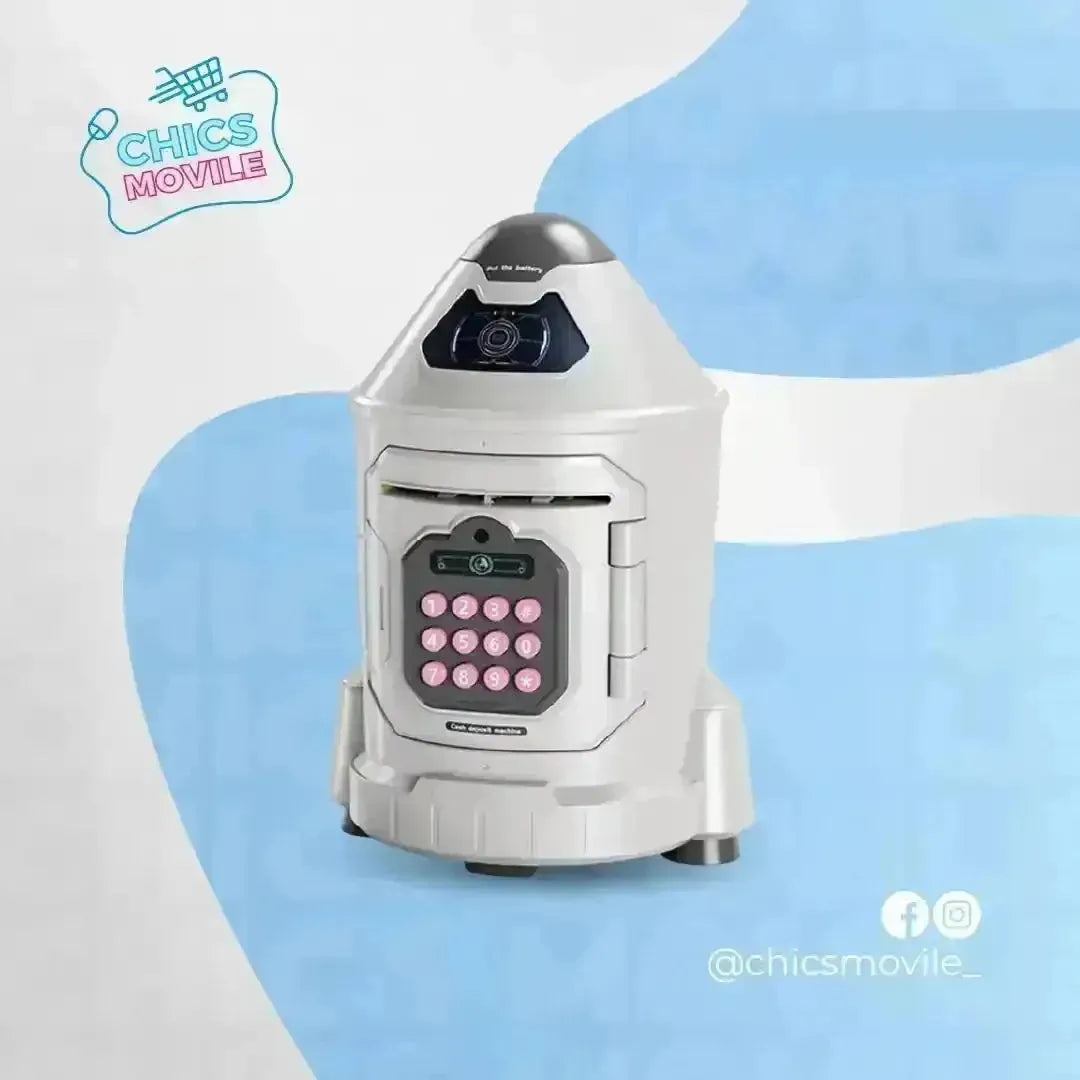 Alcancía con Identificación Facial 🚀💸 - Chics Movile