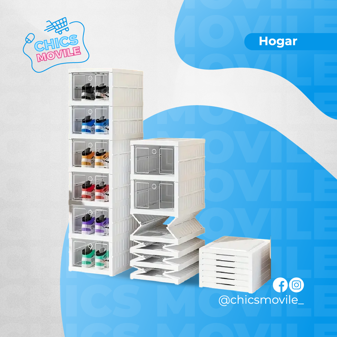 Organizador de Zapatos Plegable de 6 Niveles
