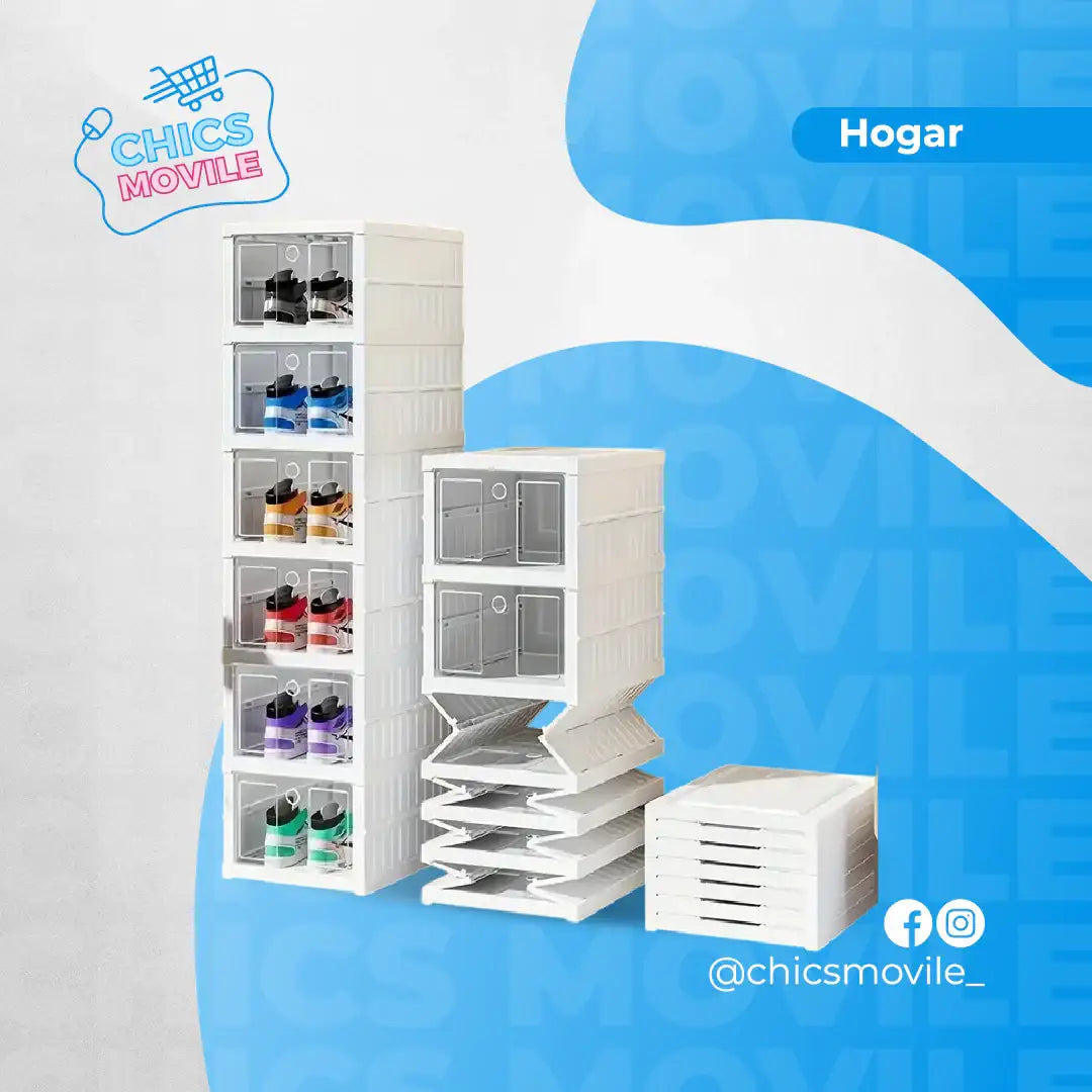 Organizador de Zapatos Plegable de 6 Niveles