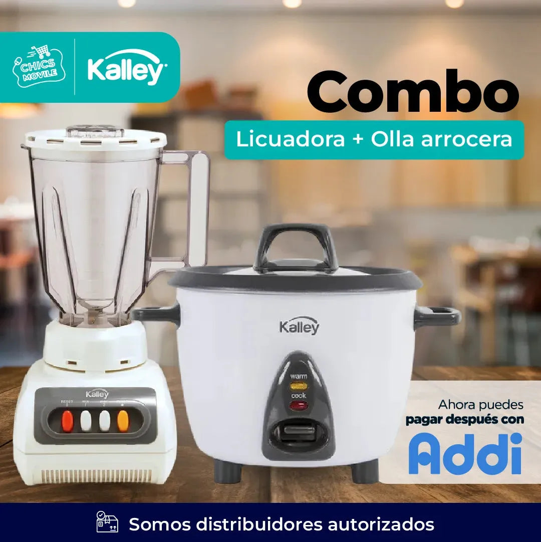 Combo KALLEY Olla Arrocera + Licuadora ☕️🥪🍚 - Chics Movile