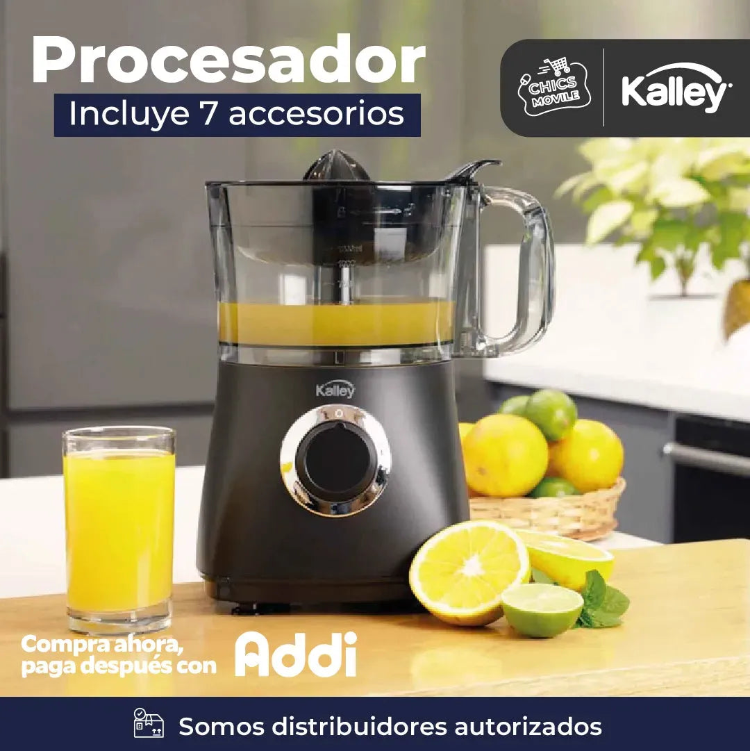 Procesador Alimentos KALLEY Color Negro 110V - 120V - Chics Movile