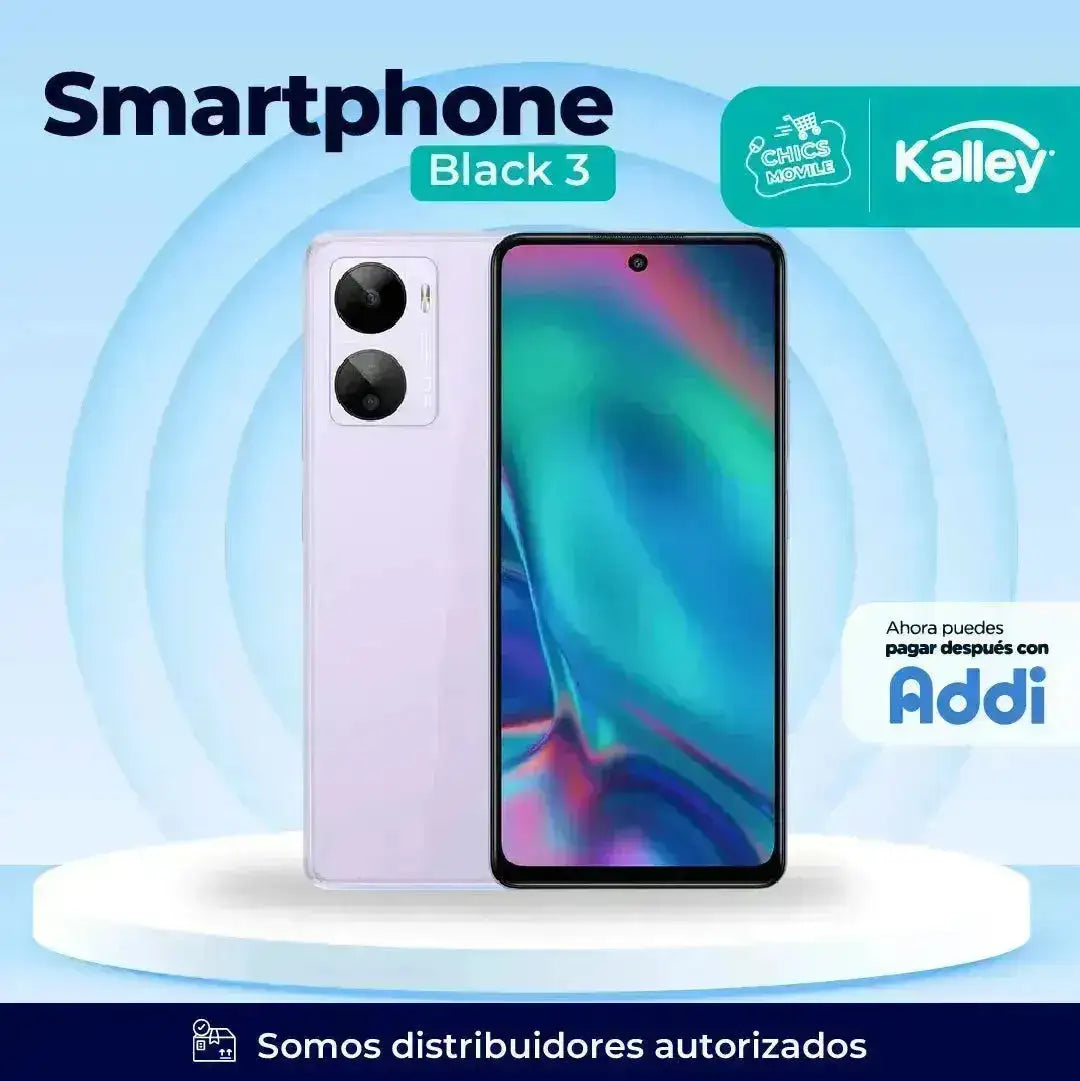 Celular KALLEY Black 3 256GB Morado - Chics Movile
