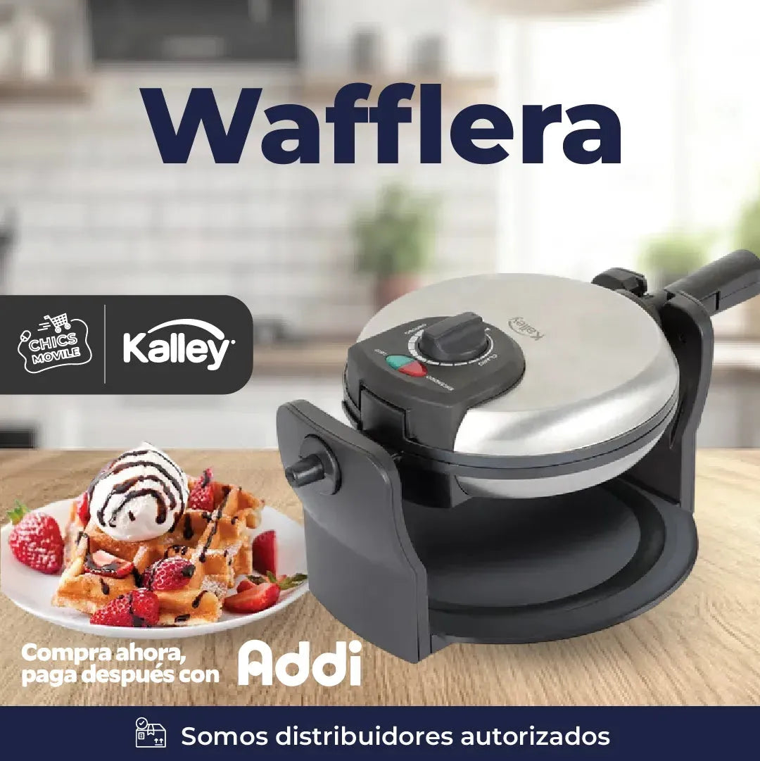 Wafflera Giratoria KALLEY 180° ✅🧇🏠 - Chics Movile
