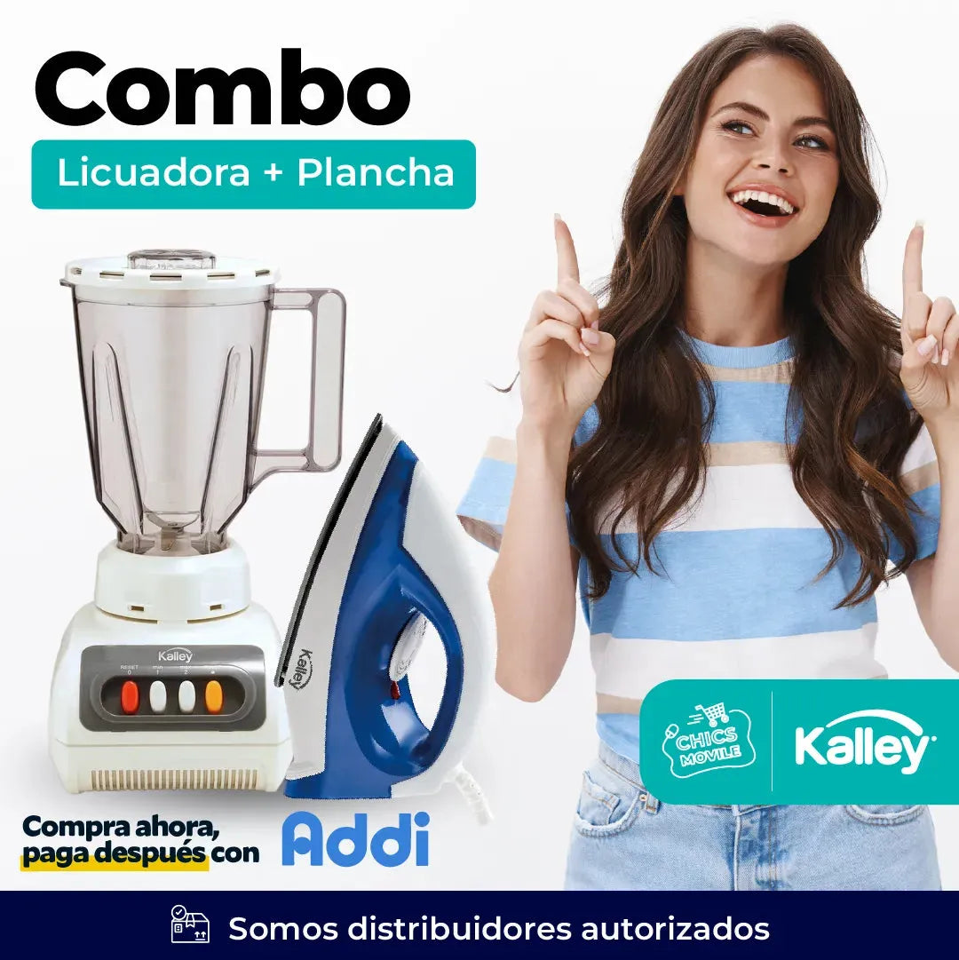 Combo KALLEY Licuadora + Plancha - Chics Movile