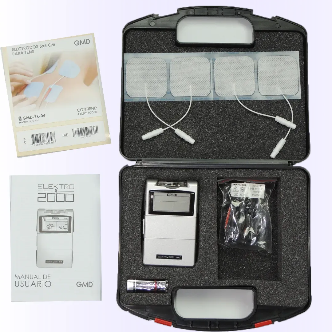 TENS Digital Para Fisioterapia GMD Elektro 2000 - Chics Movile