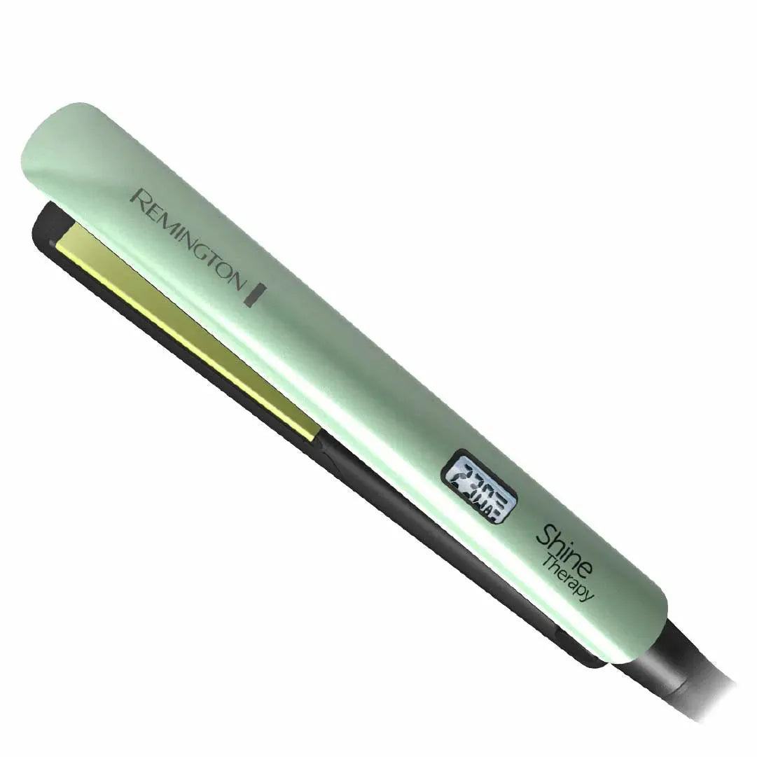 Combo Remington Duo Nutritivo con Aguacate y Macadamia: Plancha Alisadora Shine Therapy + Rizadora Shine Therapy
