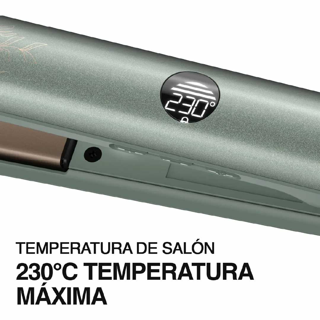 Plancha de Cabello Remington S32A-110F - Cerámica Botánica + Iones