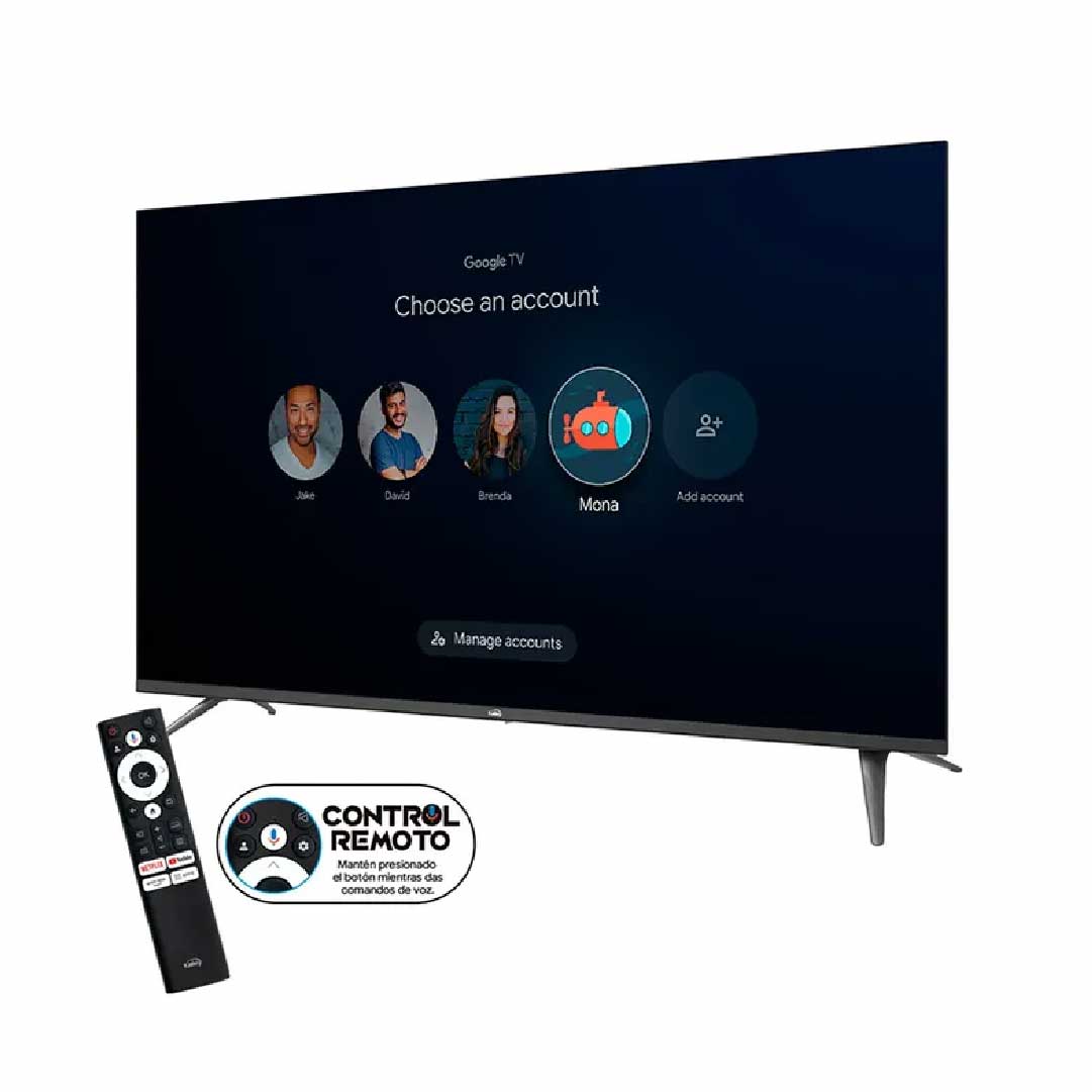 Televisor Kalley 43" - Smart TV con Integración Google