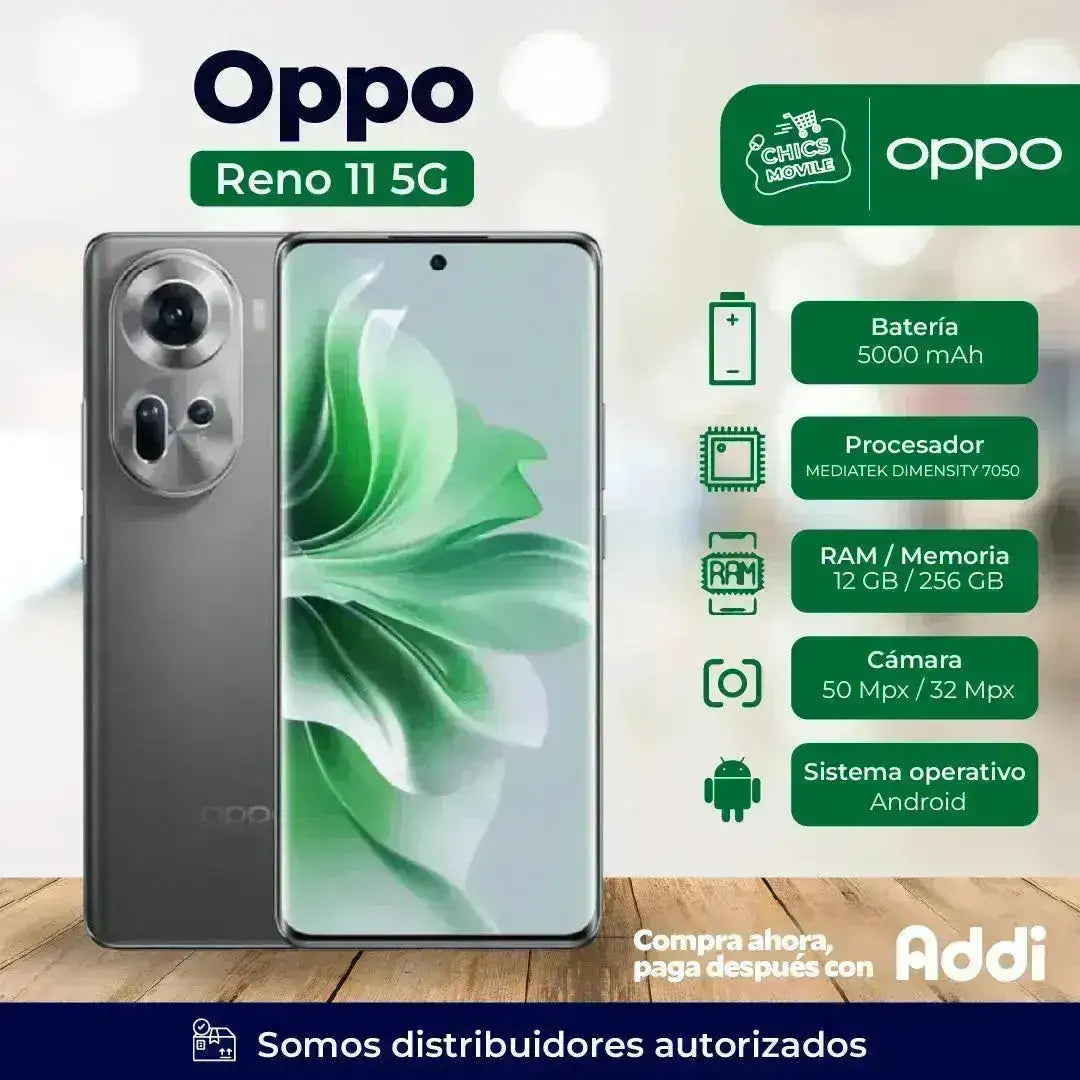 Celular OPPO Reno 11 256GB 5G - Chics Movile