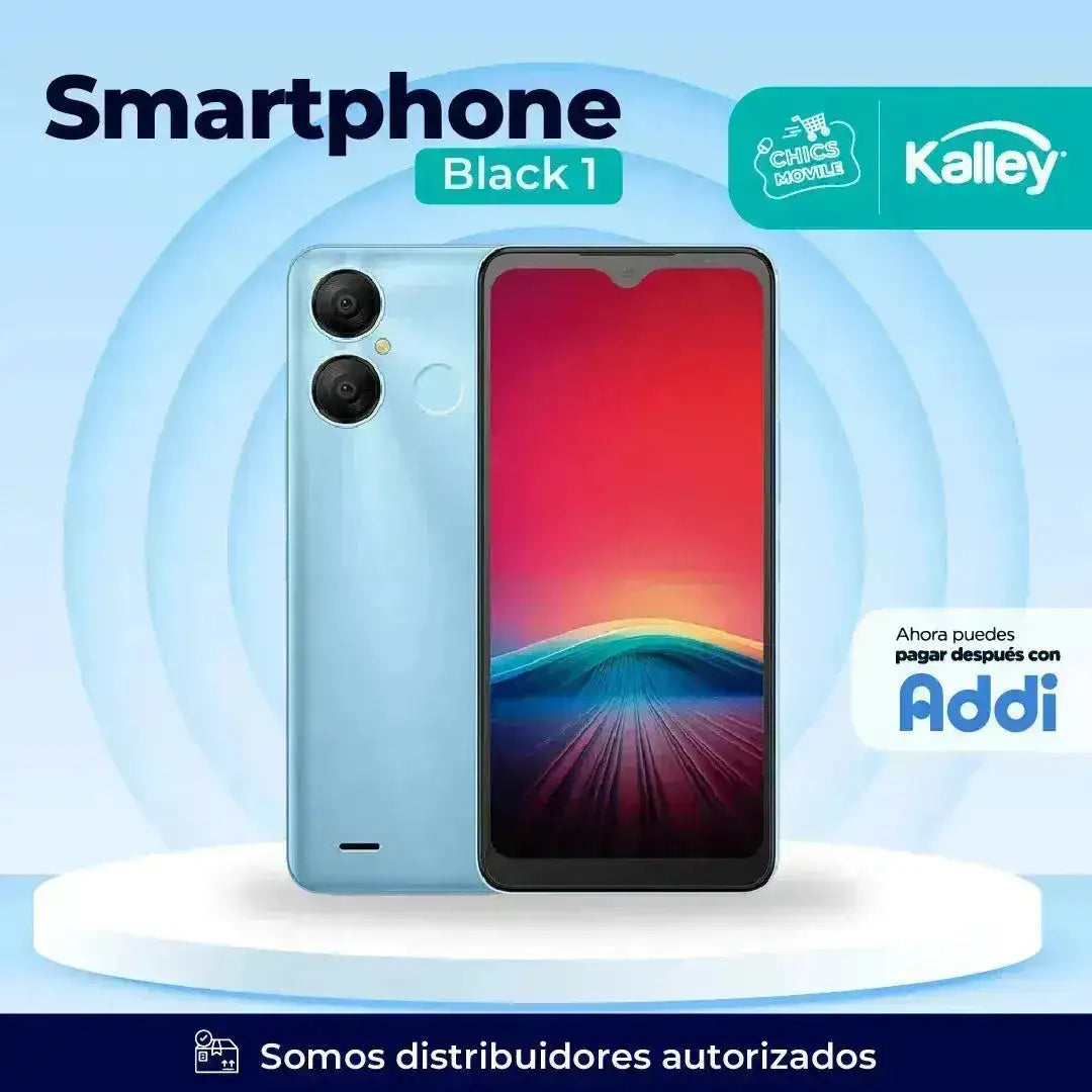 Celular KALLEY Black 1 128GB 📲✅ - Chics Movile