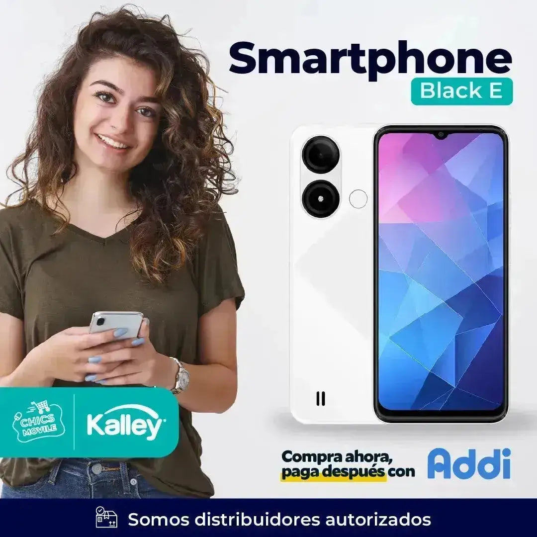 Celular KALLEY Black E 64GB 🤳🏻📲 - Chics Movile