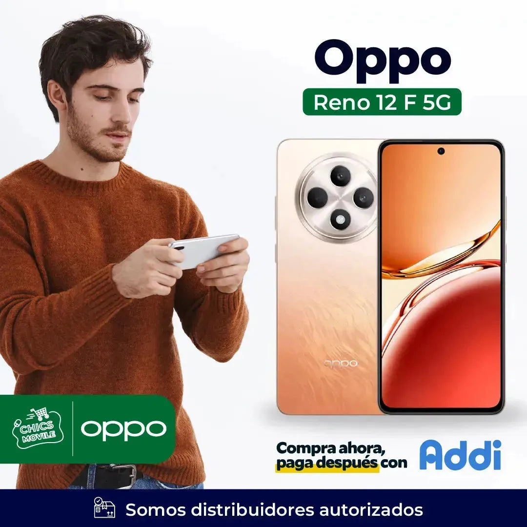 Celular OPPO Reno 12F 256GB 5G - Chics Movile