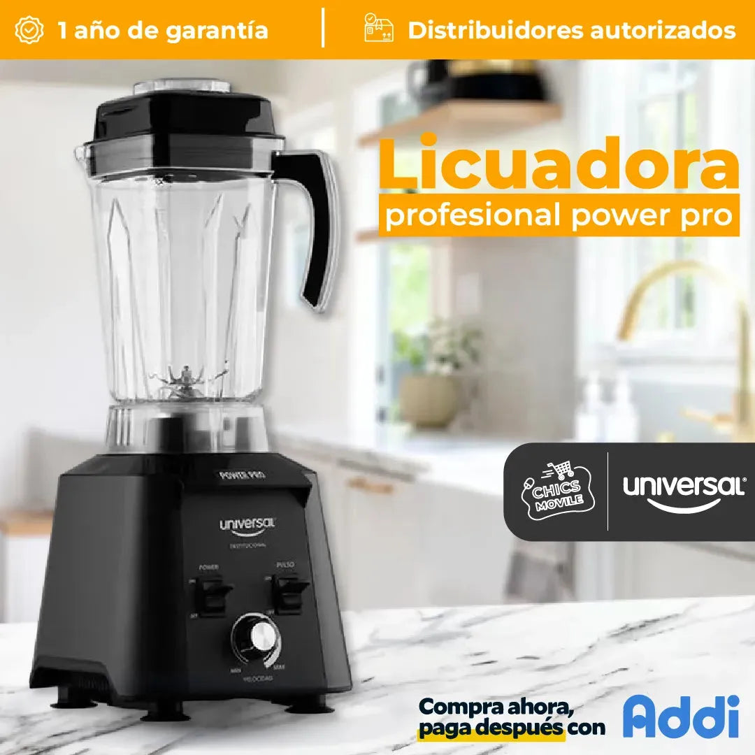 Licuadora UNIVERSAL Power Pro 👨🍳💪 - Chics Movile