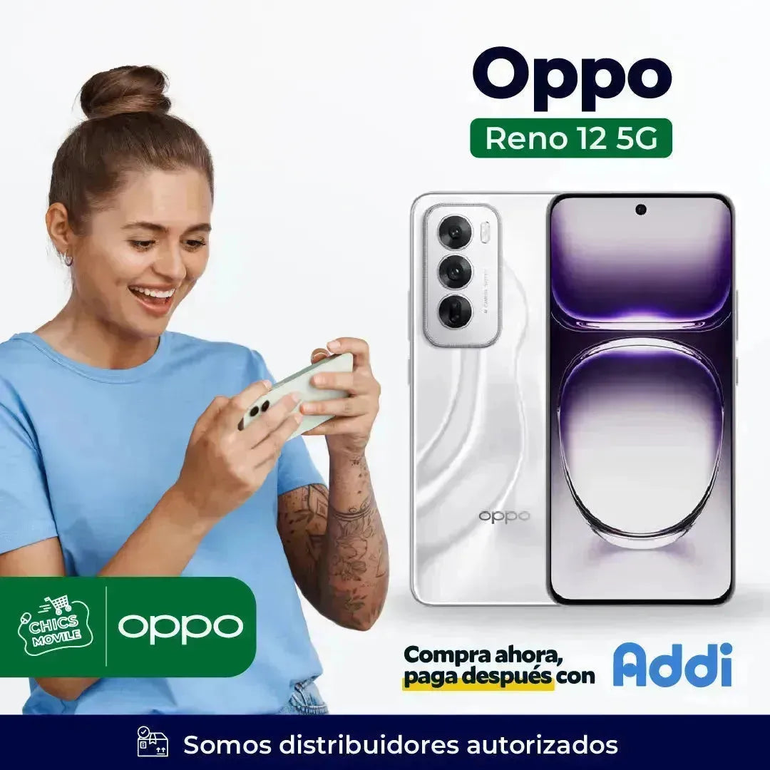 Celular OPPO Reno 12 512GB 5G + Reloj - Chics Movile